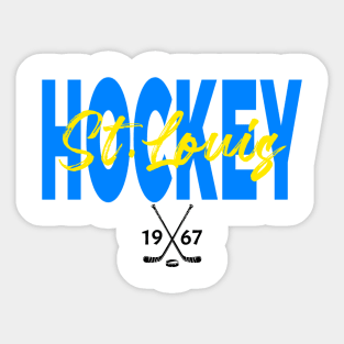 St louis hockey Sticker